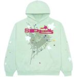 Sp5der SP5 Mint Hoodie