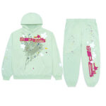 Sp5der SP5 Mint Tracksuit